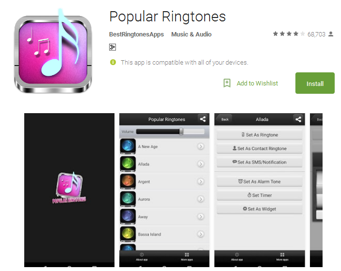 Free ringtones for android samsung